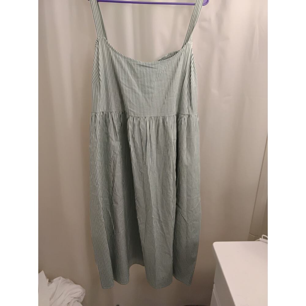 Ava and Viv sleeveless cotton blend sundress, size 3X